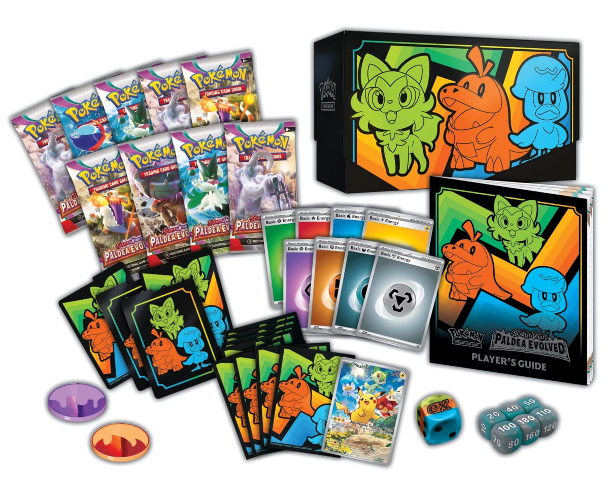 Pokemon TCG Elite Trainer Box - Scarlet & Violet, Multi-color, Medium Size, Model 820650853661