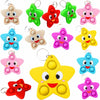 mypush popo 24 Packs Wish Sky Stars Students Christmas Gifts Bulk Rainbow Fidgets Gifts, Mini Pop Holiday Classroom Prize Party