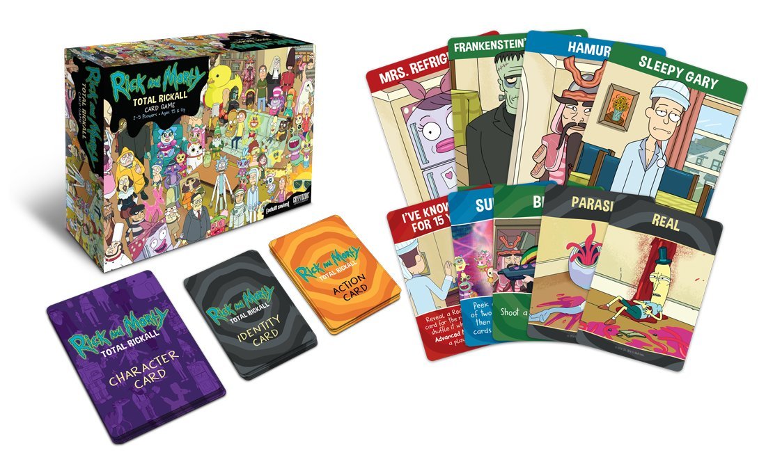 Cryptozoic Entertainment Rick and Morty Total Rickall Card Game - Standard Size - Paper Material - Model 02174CZE