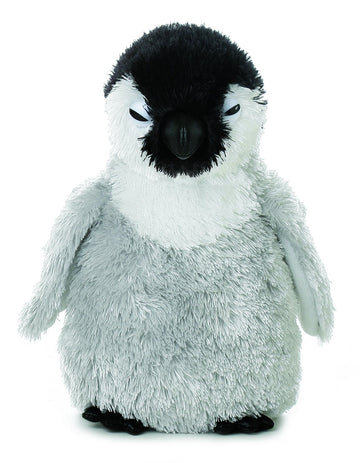 Aurora® Adorable Mini Flopsie™ Baby Emperor Stuffed Animal - Playful Ease - Timeless Companions - Gray 8 Inches