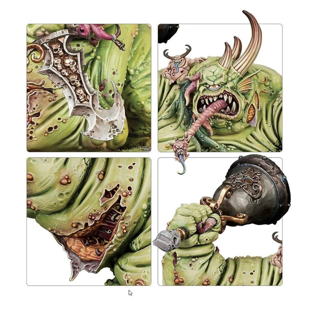 Games Workshop Warhammer Chaos Daemons Great Unclean One Model 99129915045 Black Iron Figurine