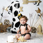 Lebery Cow Print Balloon 40 Inch Cow Print Number 1 Balloon, Black White Large Number Balloons For Holy Cow Im One Birthday Party, Cowgirl Theme Number Balloon For 1St Birthday Farm Animal Decor