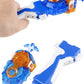 Bey Battling Tops Bay cutting edge Launcher and Grip  Power Custom BeyLauncher LR Left Right Spin DB Layer System Compatible with All Bey Burst Series (Blue)
