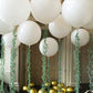 Kockuu 15pcs 24 Inch Heavy Duty White Latex Balloons for Weddings, Baby Showers, Birthdays, New Year's Decorations