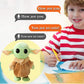 Pazatao Talking Baby Yoda 7.8 Inch,Walking Baby Yoda And Toy Repeats What You Say Plush Animal Toy Electronic Toy For Boys,Girls,Stuffed Animal,Baby Doll For Kids Gifts (Baby Yoda)