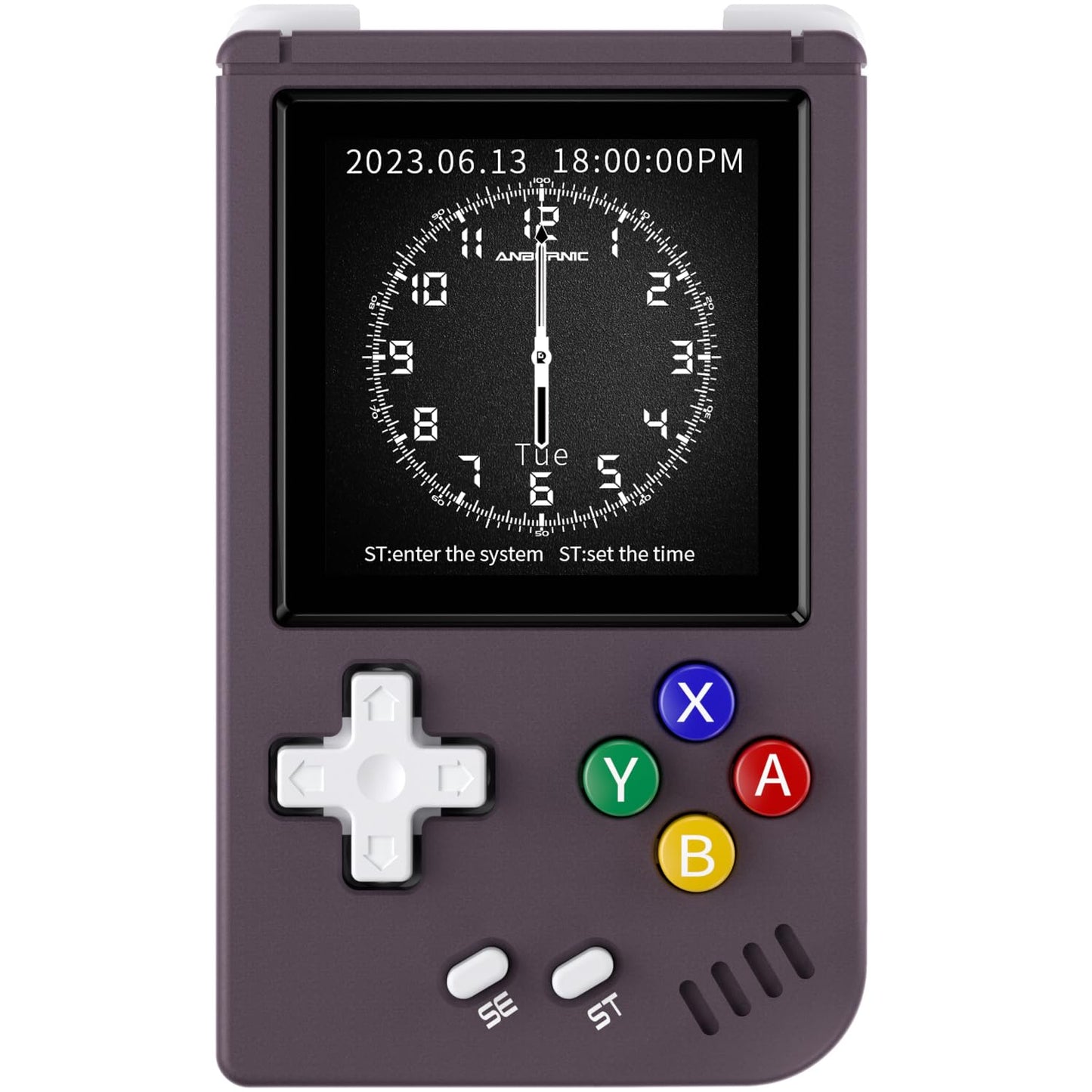 Rg Nano Retro Handheld Game Console,Rg Nano Portable Game Mini Aluminum Alloy With 1.54 Inch Ips Screen,Rg Nano With 64G Tf Card