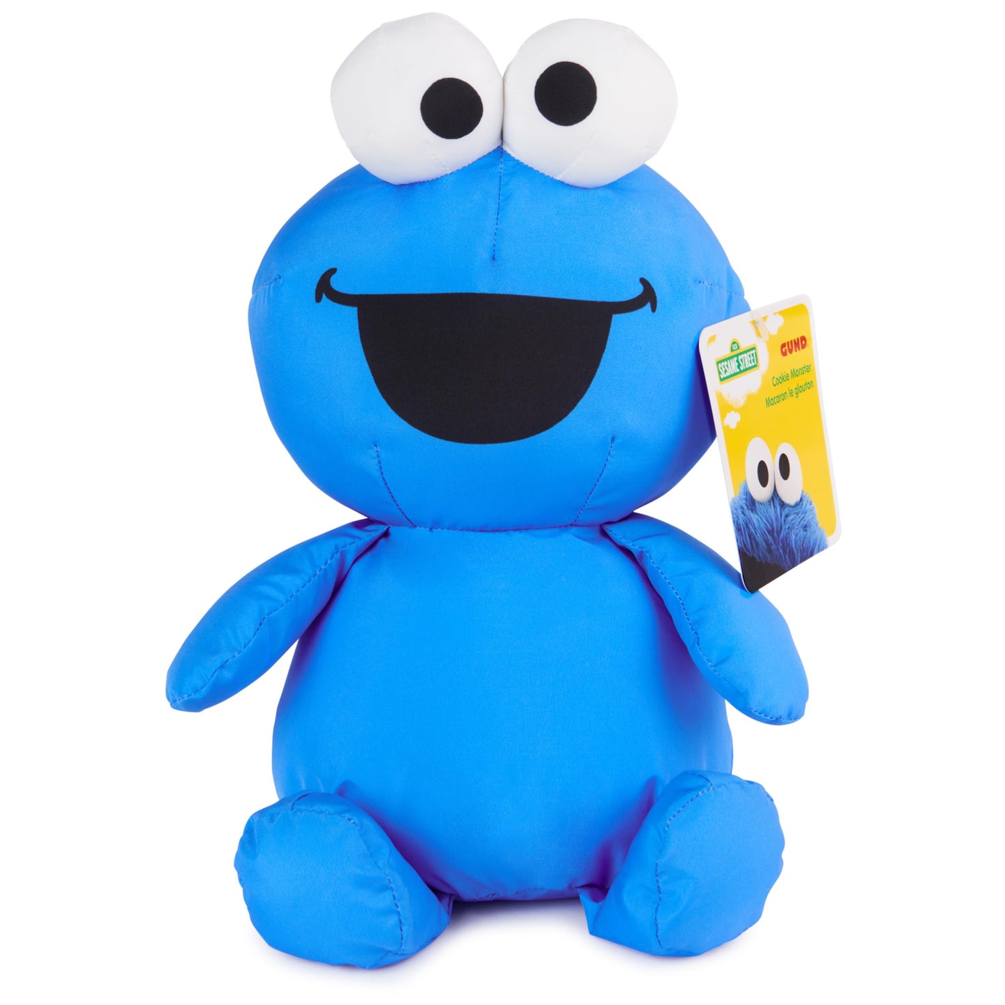 GUND Sesame Street Official Cookie Monster Muppet Plush  enhanced Nylon Plush Toy for Ages 1 & Up  Blue  7