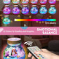 Light-Up Mermaid Terrarium Kit for Girls, DIY Arts & Crafts Gift for Girls Ages 4-6 7 8-12 Year Old, LED Night Light with Remote