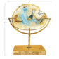 Decorative Agate Stone Slice On Metal Stand