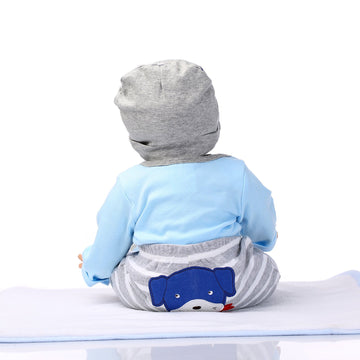 Reborn Baby Dolls Clothes Boy Blue Outfits For 20'- 22' Reborn Doll Boy Clothing