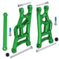 HobbyPark Aluminum Suspension Arms Set (Front & Rear), w/Tie Bar for 1/10 Traxxas Slash 2WD RC Car Upgrade Parts Hop Ups, Replac
