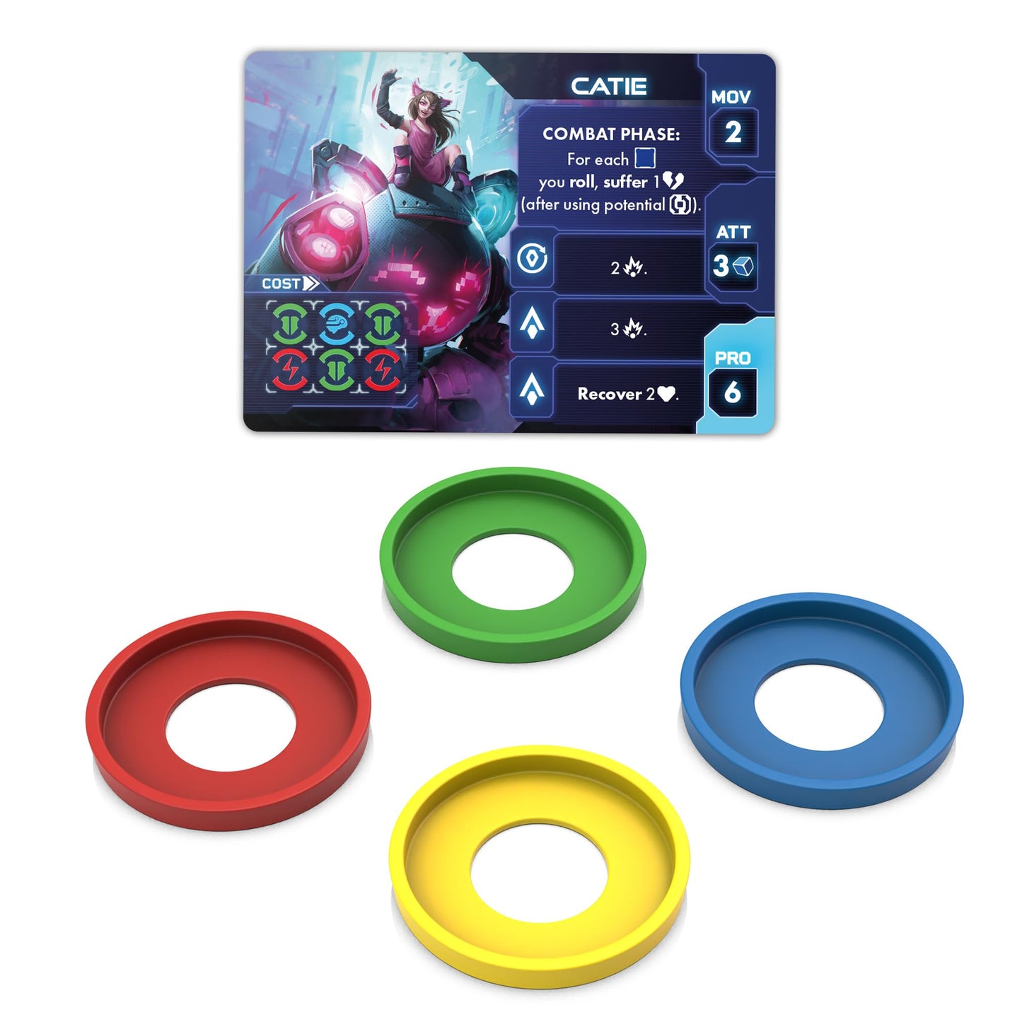 Awaken Realms Tamashii: Chronicles Of Ascend Catie'S Diary Miniatures - Immerse Yourself In Catie'S Whimsical World! Sci-Fi Strategy Game, Ages 14+, 1-4 Players, 45-90 Min Playtime, Made