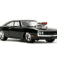 Jada Toys 1970 Dodge Charger Die-Cast Car 1:24 Scale Black Collectible Model for Ages 8+