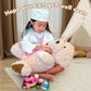 Muiteiur Teddy Bear Stuffed Animal Get Well Soon Teddy Bear 25.6 Inch Big Speedy Recovery Stuffed Animal Teddy Bear Gifts for Kid mature-themed After Surgery Soft Bandage Plush Bear