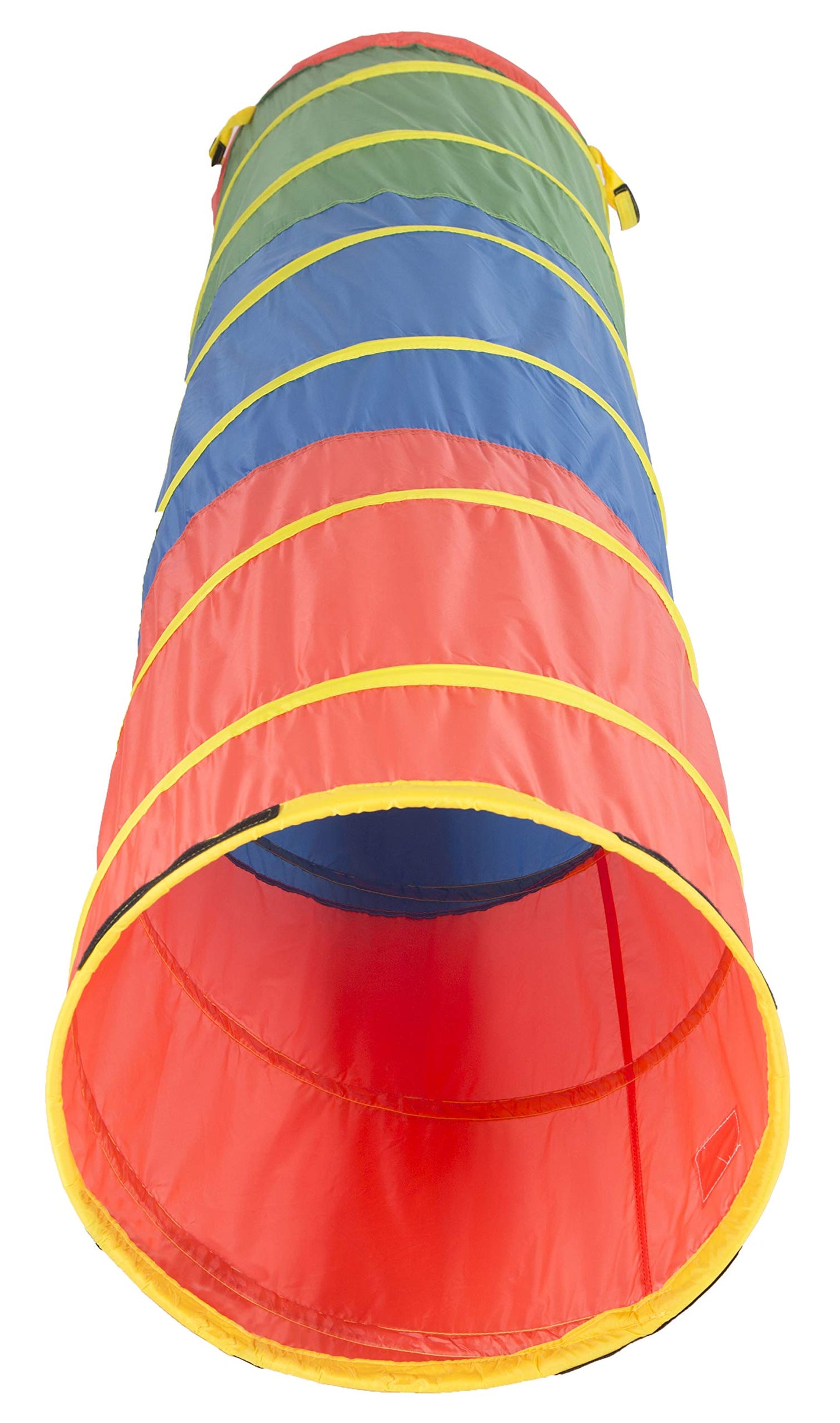 Pacific Play Tents 21409 Kids 6-Foot Find Me Multicolor Crawl/Play Tunnel, 6' X 19'' Diameter, Multi Color