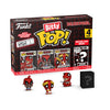 Funko Bitty Pop! Deadpool - Dinopool , 4-Pack And A Surprise Mystery Mini Figure - 0.9 Inch (2.2 Cm) Collectable - Stackable Display Shelf Included - Gift Idea - Party Bags Stocking - Cake Topper
