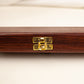 Sterling Games Wooden Mancala Board Game Cherry Finish With Real Stones 13” Wood Game Board