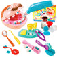 Crelloci Dentist Color Dough Set, Dental Tools Kit Drill and Fill, Doctor DIY Playset Toys for Kids Toddlers 3 Years and Up, Art