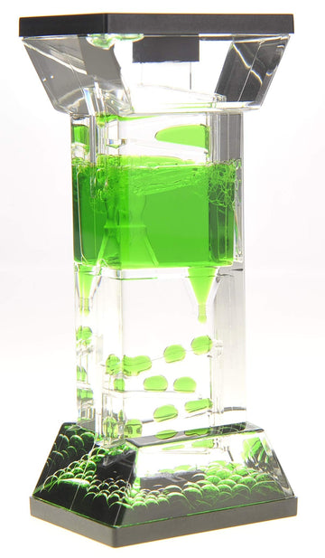 AZ Trading & Import TG03-GREEN Liquid Motion Bubbler, Multicolor