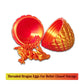 Yanzhe 3D Printed Dragon Egg, 3D Printed Articulated Dragon Eggs With Dragon Inside, Crystal Dragon Fidget Toy, Adults Fidget To