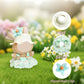 Dress For 17Cm Doll Designed ,Cute Chic Dress Set, Clothes Accessories (No Doll) (Green Saree + Hat)