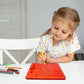 RAINBOW TOYFROG Magnetic Drawing Board - Sensory Activity for Kids 4-8, Red, ABS Material, Perfect Travel Toy