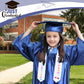 Mukum Kindergarten Graduation Cap And Gown Set With Tassel 2024 Charms Graduations Stoles For Kid Preschool Kindergarten