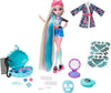 Monster High Lagoona Blue Doll Spa Day with Hair Clips, Chalk & Tattoos, Piccolo Size, Blue/Purple, Model HKY69