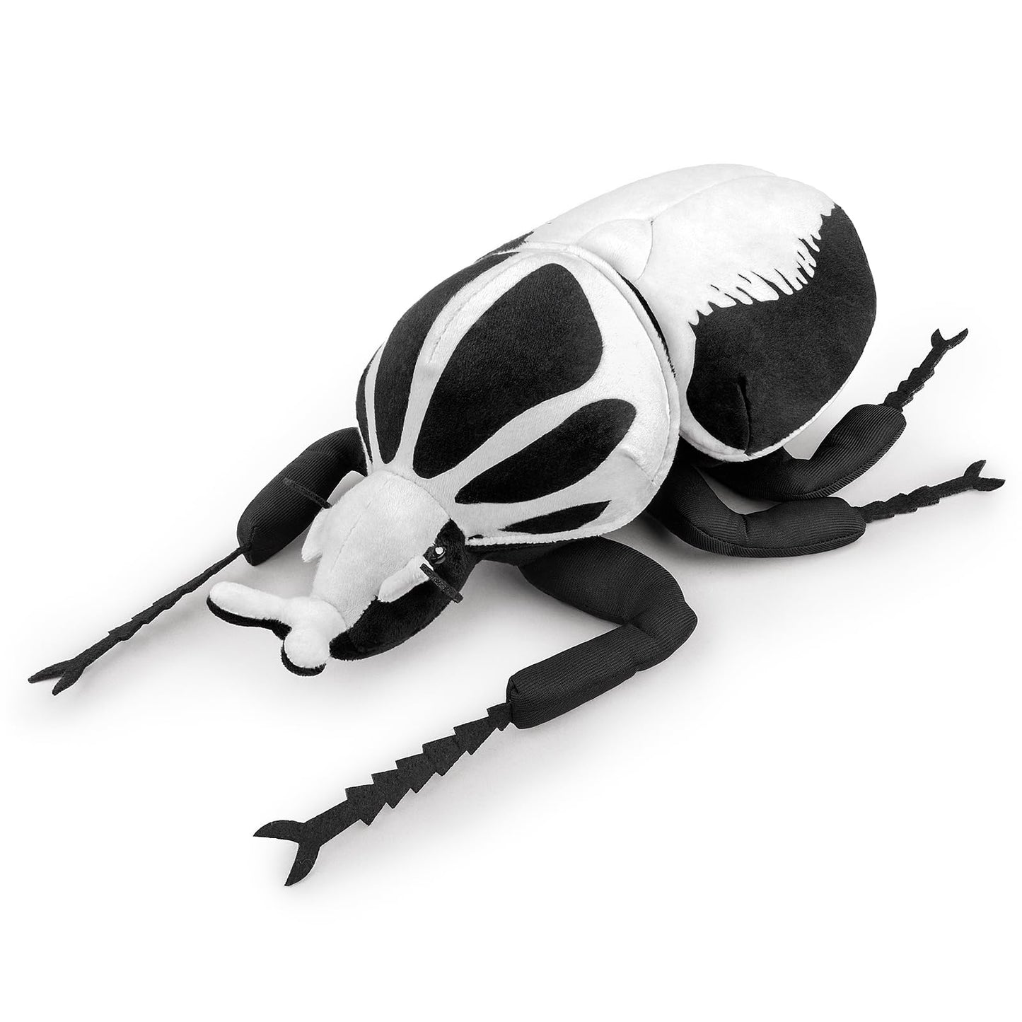 Zhongxin Made Realistic Goliathus Regius Plush Toy - 10'' Goliathus Regius Beetle Stuffed Animal, Soft Crustaceans Animals Model