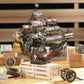 Piececool 3D Metal Puzzle - Queen Anne's Revenge Pirate Ship Model Kit, Large DIY Craft for Adults, Metal Construction, Family Fun