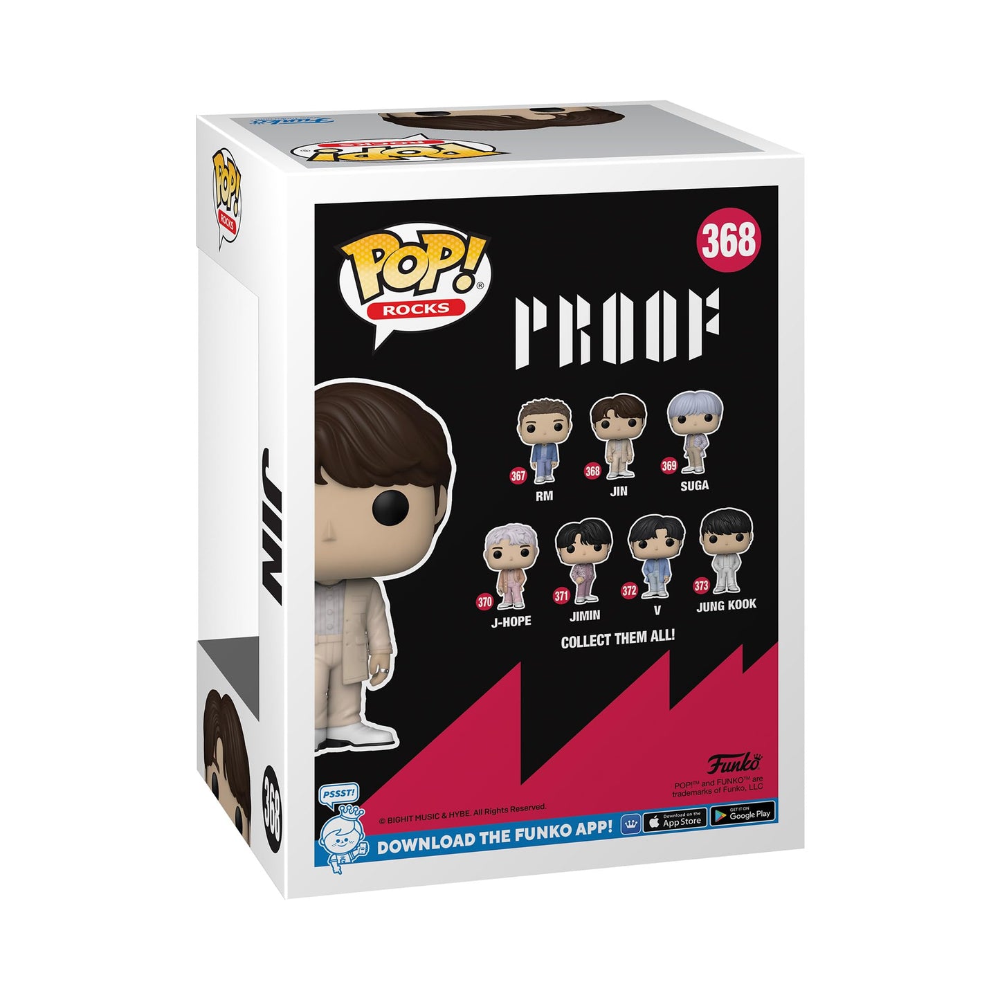 Funko Pop! Rocks: Bts - Jin - Collectable Vinyl Figure - Gift Idea - Official Merchandise - For Kids & Adults - Music Fans - Model Figure For Collectors And Display