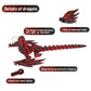 Jefuzh 3D Printed Dragon,Flying Mystery Dragon Eggs Easter Articulated Dragon,3D Printed Crystal Dragon With Wings,3D Dragon Egg