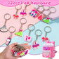 KELENO 110 Pink Party Favors Princess Birthday Supplies Straw Bubble Silicone Bracelet Keychain Tattoo Sticker Girl Kid Toy Gift