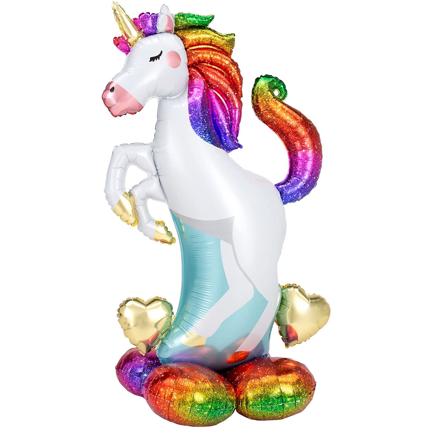 Anagram 4242711 Unicorn Airloonz Foil Mylar Party Balloon, 55, Multicolor, Pack of 1