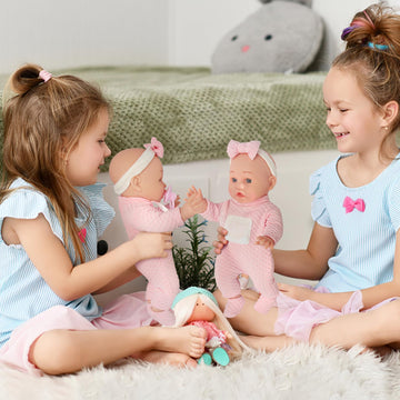 Chyyeerkidd 12'' Baby Doll In Gift Box - Toddler Baby Doll Set With Pacifier, Feeding Bottle, Blanket | Great Gift For 3+ Year G