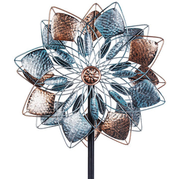 Vewostar Wind Spinners Outdoor Metal 14.3    Wind Spinners For Yard And Garden Vintage Wind Spinner Garden Decor Wind Sculptures