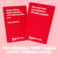 Jack Dire Studios Red Flags Card Game for Adults, Funny Party Game, 3-10 Players, Red, Model RFC-001, Paper Material
