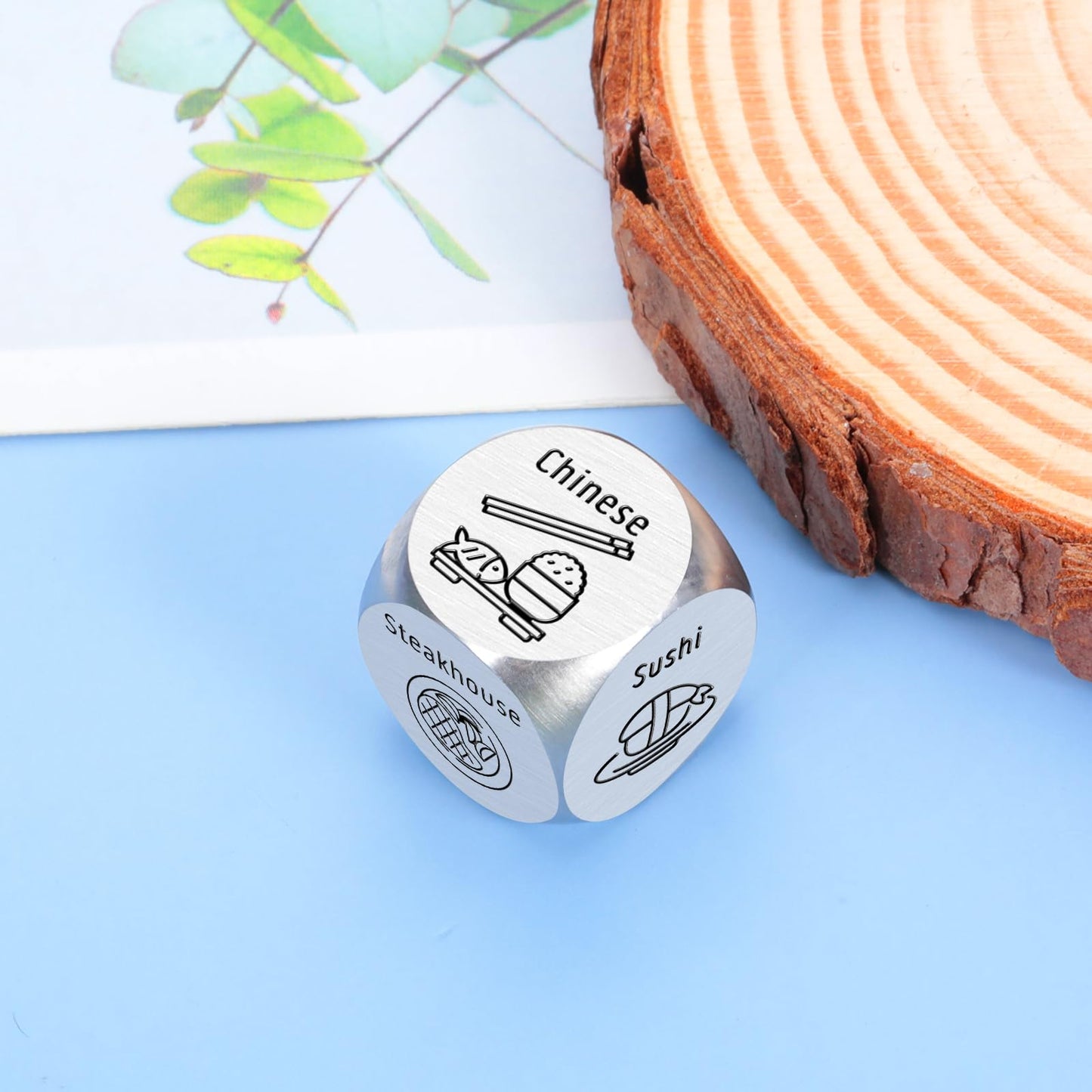 Valentines Dice Date Night Gifts for Couples Anniversary Ideas for Women Men Funny Adults Food Decision Dice, Iron Gifts for 6 Y
