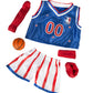 All Star Basketball Uniform Fits Most 14' - 18' Build-A-Bear And Make Your Own Stuffed Animals