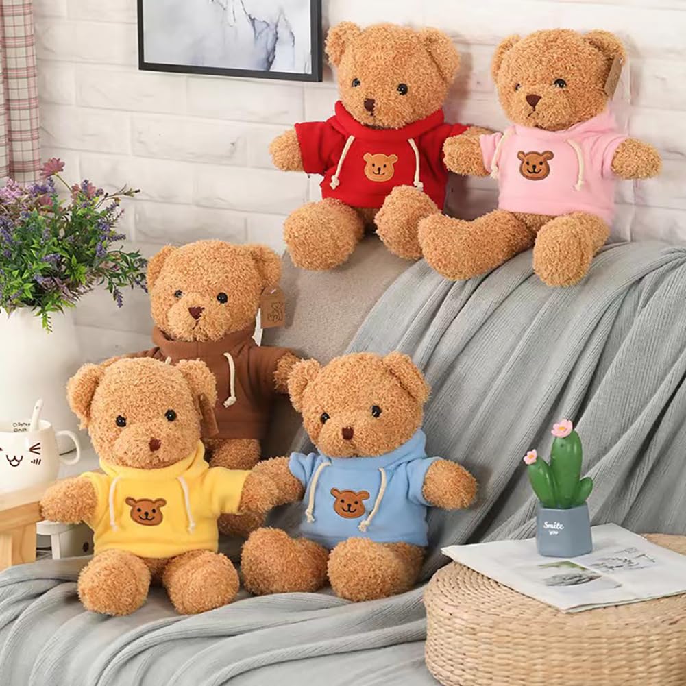 Biubiulove Teddy Bear Stuffed Animal, Soft Cuddly Stuffed Plush Bear, Gifts For Kids Baby Toddlers On Baby Shower, Valentine'S D