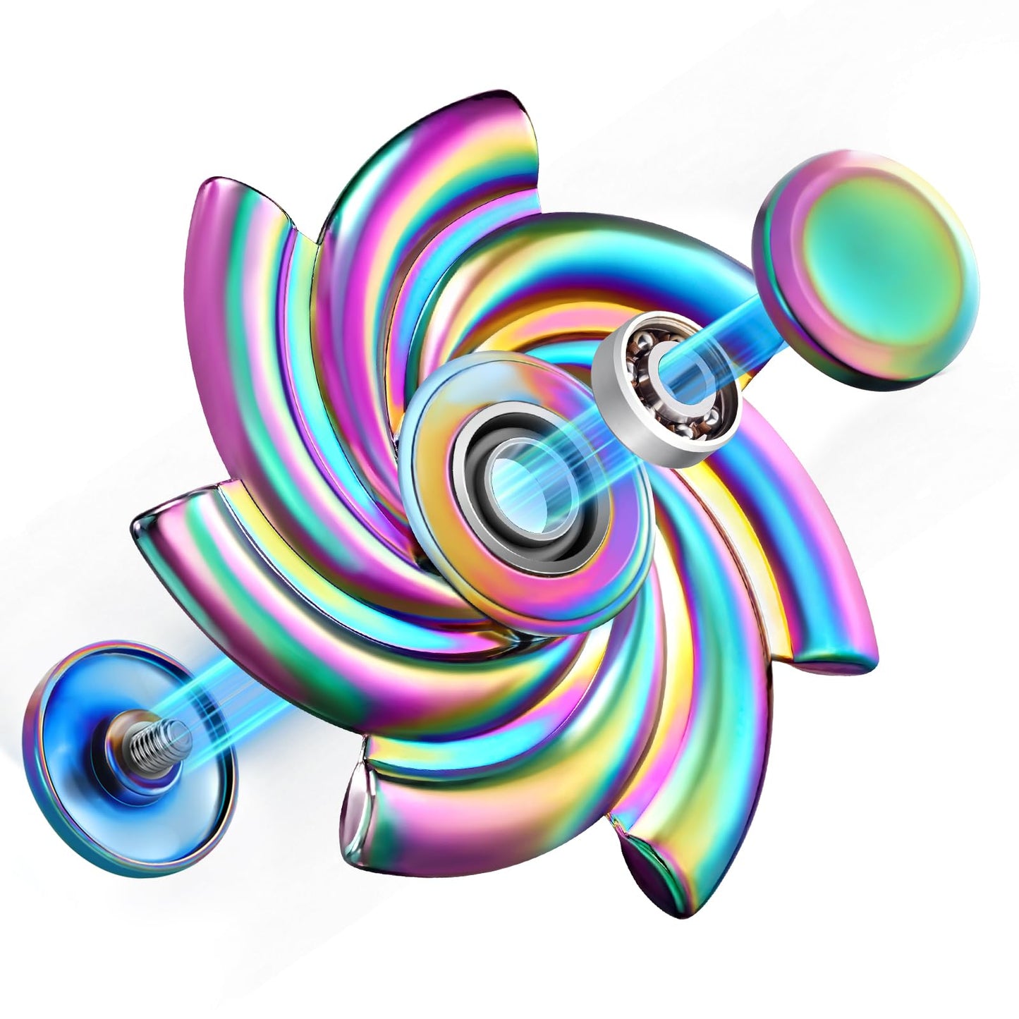 Scione Metal Fidget Spinner Gifts For Adults And Kids, Stress Anxiety Adhd Relief Easter Fidget Toy, Anti-Anxiety Fidget Spinner For Birthday Gifts Birthday Gift School Classroom Prizes