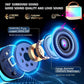 Karaoke Machine For Kids,Portable Bluetooth Speaker With Wireless Microphone For Illusionary Flowing Light,Karaoke Toys Gifts Fo