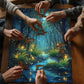 Impossible Puzzles for mature-themed 1000 Pieces  Magic Forest Fantasy Puzzle Nature Difficult Challenging Jigsaw Puzzles