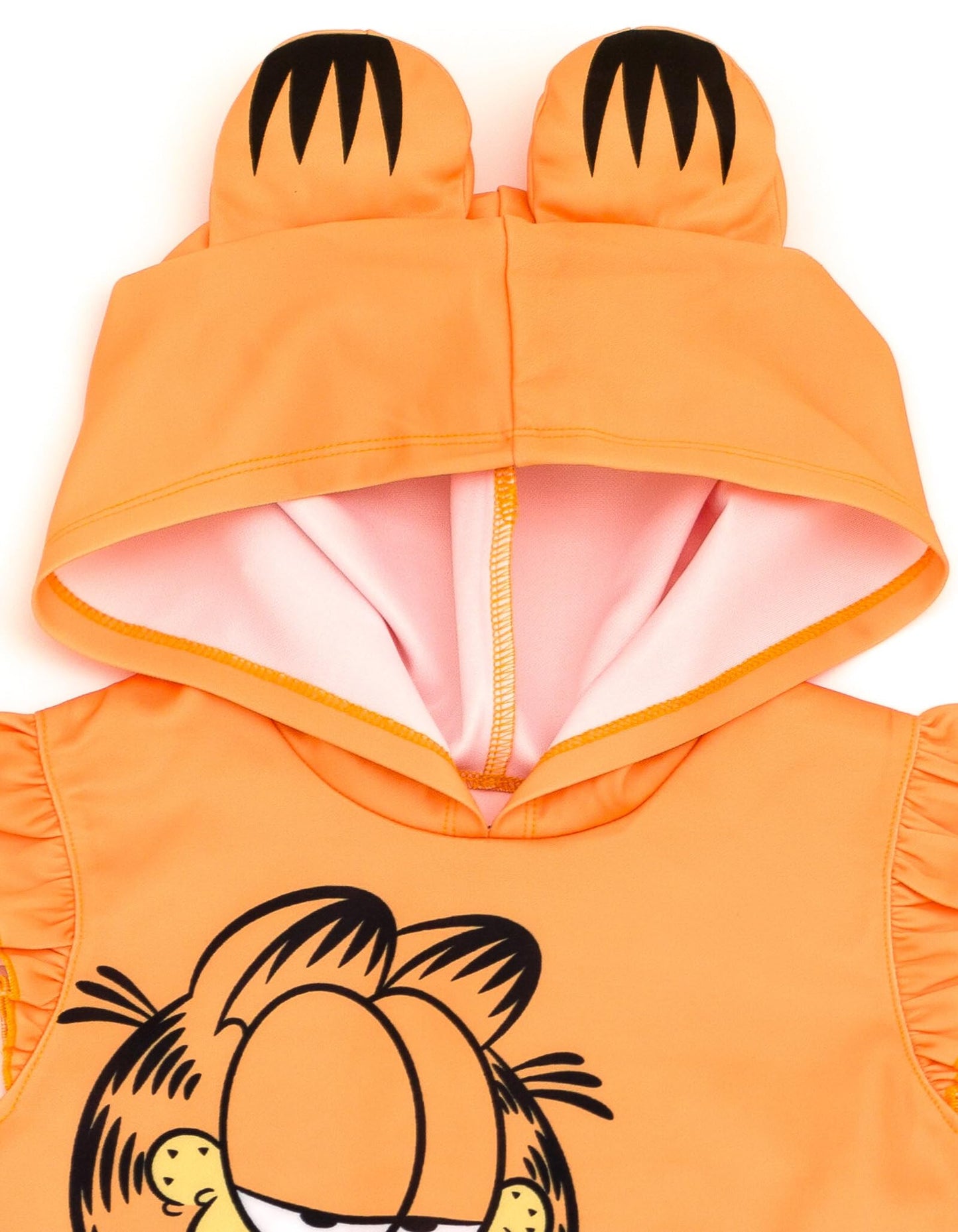 Garfield Big Girls Cosplay Tulle Dress Orange 10-12