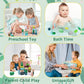 Yhhytoy 40 Pcs Wooden Stacking Rocks Building Blocks Forest Theme, Sensory Learning Montessori Toys For 3 4 5 Year Old Kids, Pre
