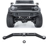 RCLIONS Aluminum Steering Link for 1/18th TRX4M RC Crawler Car Upgrades (Black)