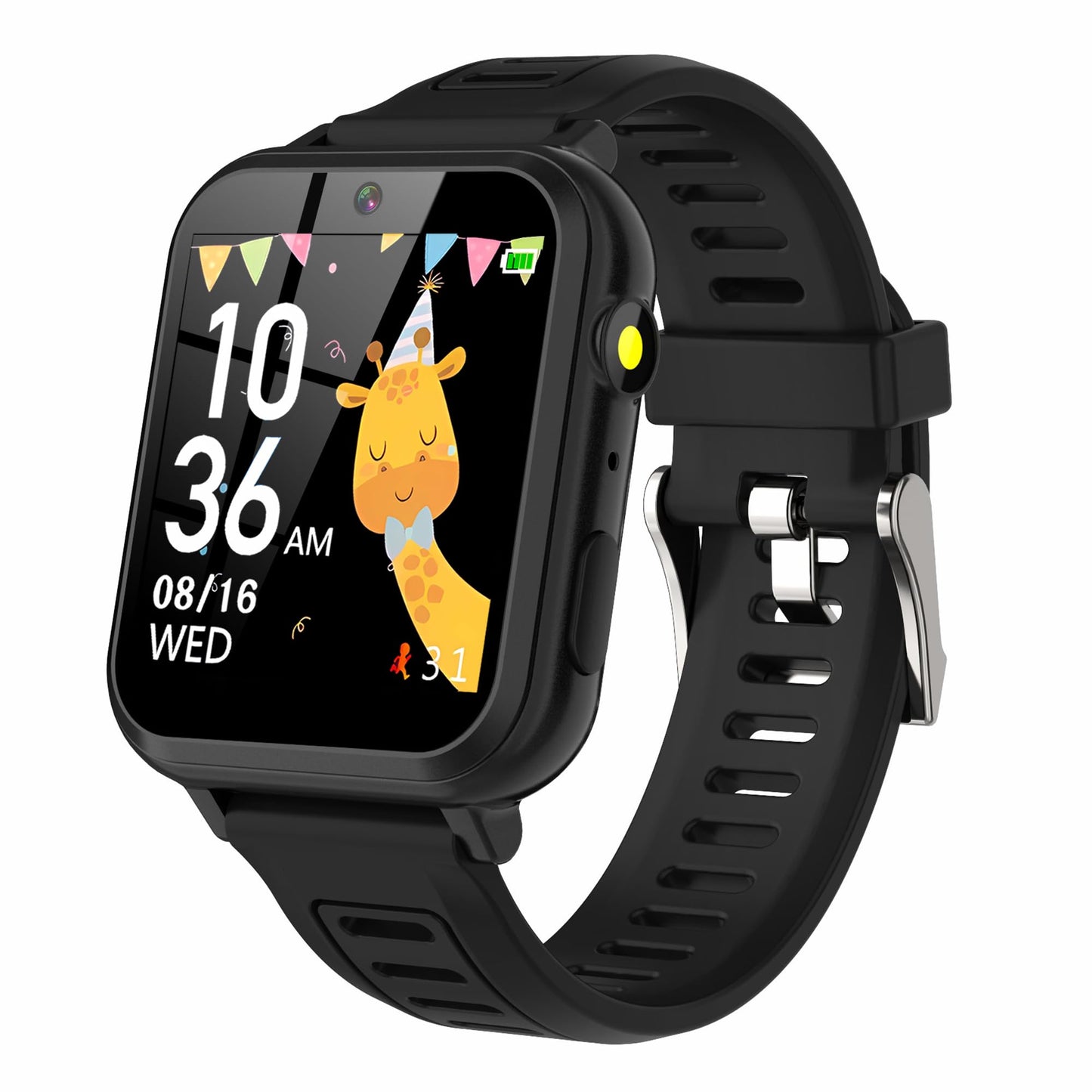 Aiwiep Smart Watch For Kids With 24 Games Kids Watch Boys Touch Screen Music Player Camera Alarm Clock Calculator Flashlight 12/24 Hr Kids Smart Watch Boys Toys For Kids 3-12 Year Old