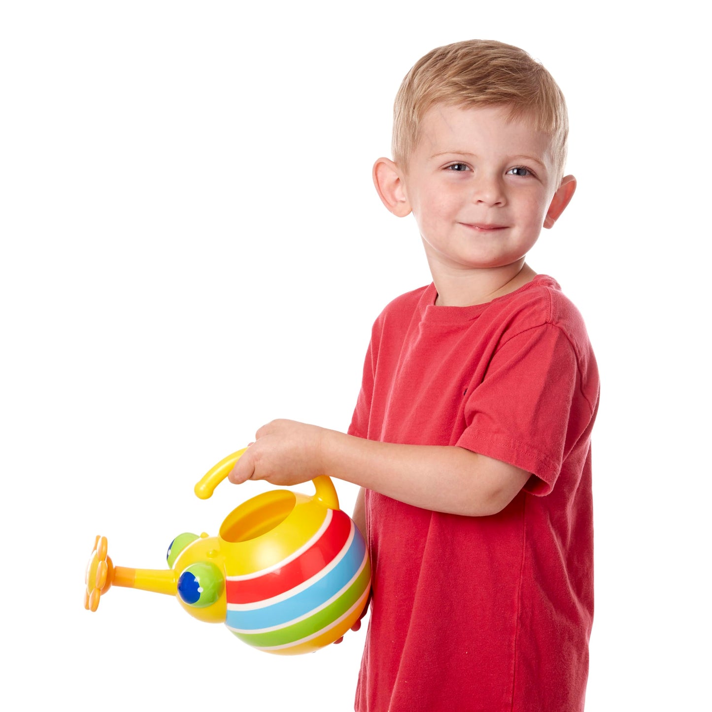 Melissa & Doug Giddy Buggy Watering Can - Kid-Friendly, Plastic, Multicolor, Model 6723, Garden-Themed Toy for Pretend Play