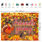 Friendsgiving Banner Backdrop Happy Thanksgiving Friends Giving Photography Backgound Friendsgiving Pumpkin Harvest for Fall Par