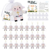 Niubehoho Lamb Plush Sheep Stuffed Animal - 24 Pack Mini Plush Lamb Of God Kids' Party Favor Jesus Love Me Religious Celebration